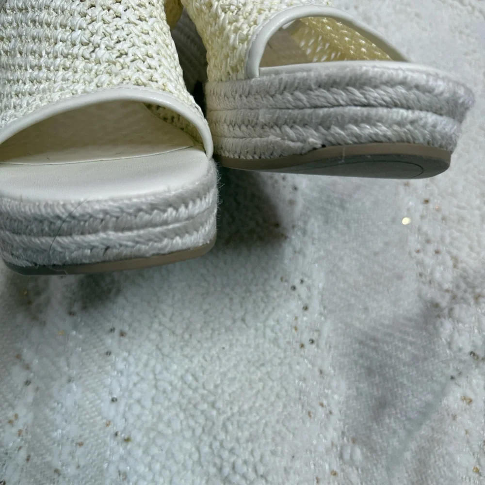 Dolce Vita Raffia platform Wedge Sandals 8.5